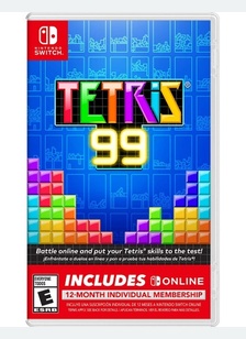Tetris 99 + 12 Month Nintendo Switch Online Membership - Nintendo Switch