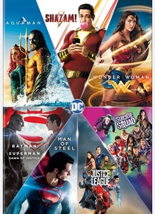 DC 7 Film Collection: Shazam/Aquaman/Wonder Woman/Suicide Squad/Batman v Superman/Man of Steel/Justice League