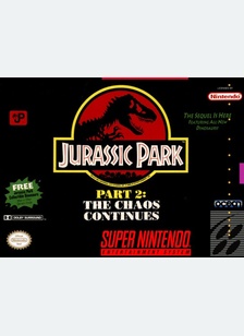 JURASSIC PARK PART II:CHAOS - Super Nintendo