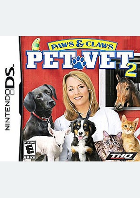 PAWS & CLAWS:PET VET 2 - Nintendo DS