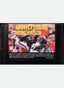 UNNECESSARY ROUGHNESS 95 - Sega Genesis