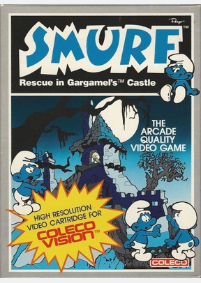 SMURF:RESCUE IN GARGAMELS CAS - ColecoVision