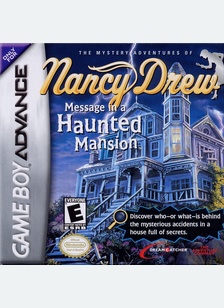 NANCY DREW:MESSAGE IN A HAUNT - Game Boy Advanced