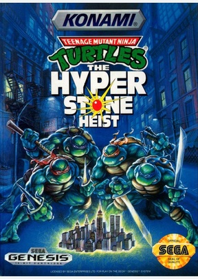 TMNT:HYPERSTONE HEIST - Sega Genesis