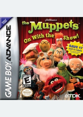 MUPPETS:ON WITH THE SHOW - Game Boy Advanced