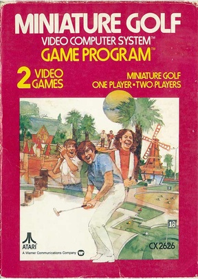 MINIATURE GOLF - Atari 2600