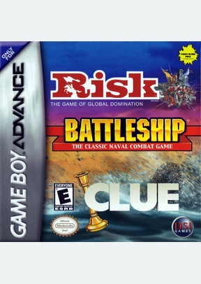 BATTLESHIP/RISK/CLUE - Game Boy Advanced