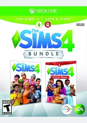 Sims 4 + Sims 4 Cats & Dogs Bundle - Xbox One