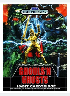 GHOULS N GHOSTS - Sega Genesis