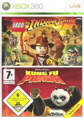 LEGO INDIANA/KUNG FU PANDA - Xbox 360