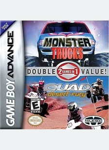 MONSTER TRUCKS/QUAD DESERT - Game Boy Advanced