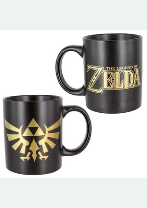 LOG:BLACK MUG W/ROYAL CREST