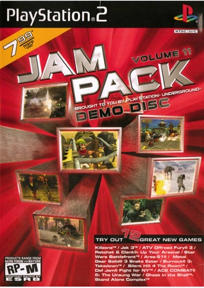 JAM PACK:V11 DEMO DISC - Playstation 2