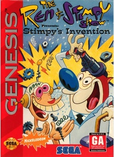 REN & STIMPY:STIMPYS INVENTIO - Sega Genesis