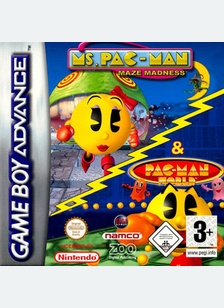 MS. PAC-MAN:MAZE MADNESS/WORLD - Game Boy Advanced