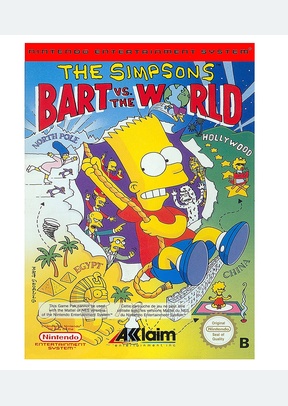 SIMPSONS:BART VS THE WORLD - NES