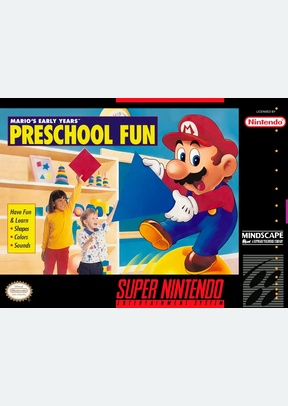 MARIOS EARLY YEARS:PRESCHOOL - Super Nintendo