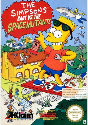 SIMPSONS:BART VS SPACE MUTANTS - NES