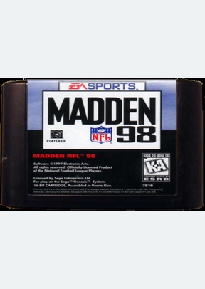 MADDEN NFL 98 - Sega Genesis