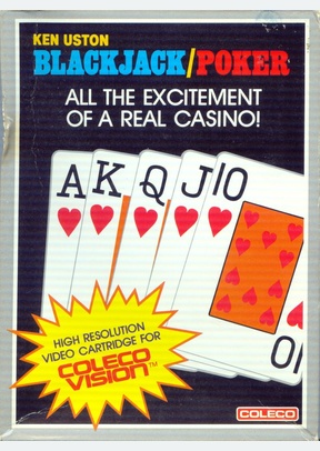 KEN USTON BLACKJACK POKER - ColecoVision