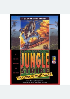 JUNGLE STRIKE - Sega Genesis