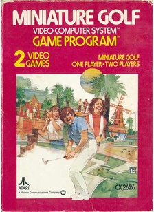 MINIATURE GOLF - Atari 2600