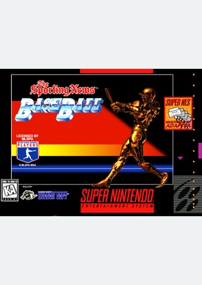SPORTING NEWS BASEBALL - Super Nintendo
