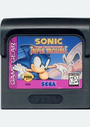 SONIC THE HEDGEHOG:TRIPLE - Sega Game Gear