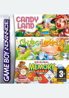 CANDY LAND/CHUTES/MEMORY - Game Boy Advanced