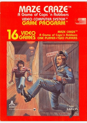 MAZE CRAZE: GAME OF COPS & ROB - Atari 2600