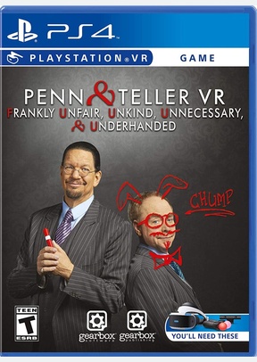 PENN & TELLER:FRANKLY UNFAIR - PLAYSTATION 4 VR
