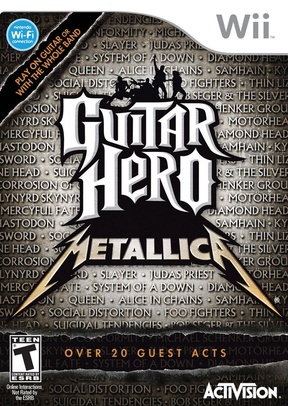 GUITAR HERO:METALLICA (GAME) - Nintendo Wii