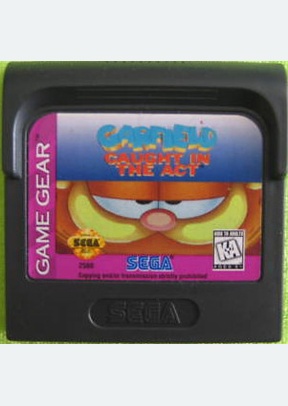 GARFIELD:CAUGHT IN THE ACT - Sega Game Gear
