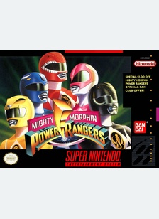 MIGHTY MORPHIN POWER RANGERS - Super Nintendo