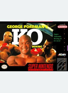 GEORGE FOREMANS KO BOXING - Super Nintendo