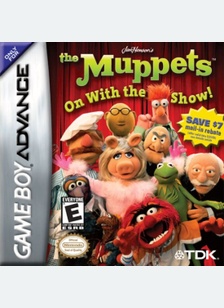 MUPPETS:ON WITH THE SHOW - Game Boy Advanced