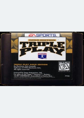 TRIPLE PLAY:GOLD ED - Sega Genesis