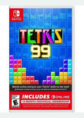 Tetris 99 + 12 Month Nintendo Switch Online Membership - Nintendo Switch