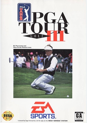 PGA TOUR GOLF III - Sega Genesis