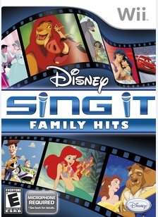SING IT:FAMILY HITS (GAME) - Nintendo Wii