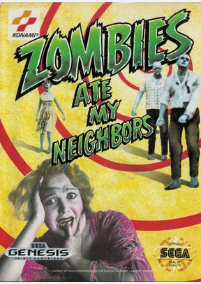 ZOMBIES ATE MY NEIGHBORS - Sega Genesis