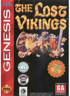 LOST VIKINGS - Sega Genesis