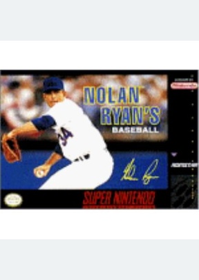 NOLAN RYANS BASEBALL - Super Nintendo