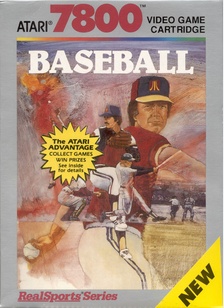 REALSPORTS BASEBALL - Atari 7800