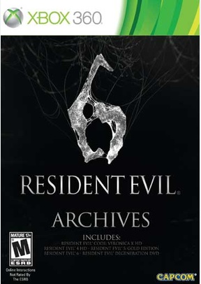 Resident Evil 6 Archives - Xbox 360
