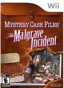 MYSTERY CASE FILES:MALGRAVE - Nintendo Wii