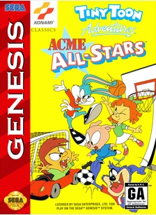 TINY TOONS:ACME ALL STARS - Sega Genesis