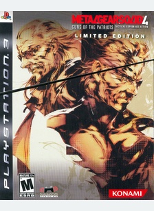 METAL GEAR SOLID 4:LTD ED - Playstation 3