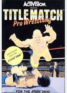 TITLE MATCH PRO WRESTLING - Atari 2600