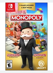 Monopoly For Nintendo Switch + Monopoly Madness